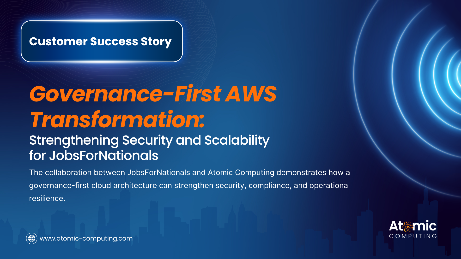 Governance-First AWS Transformation: Strengthening Security and Scalability for JobsForNationals